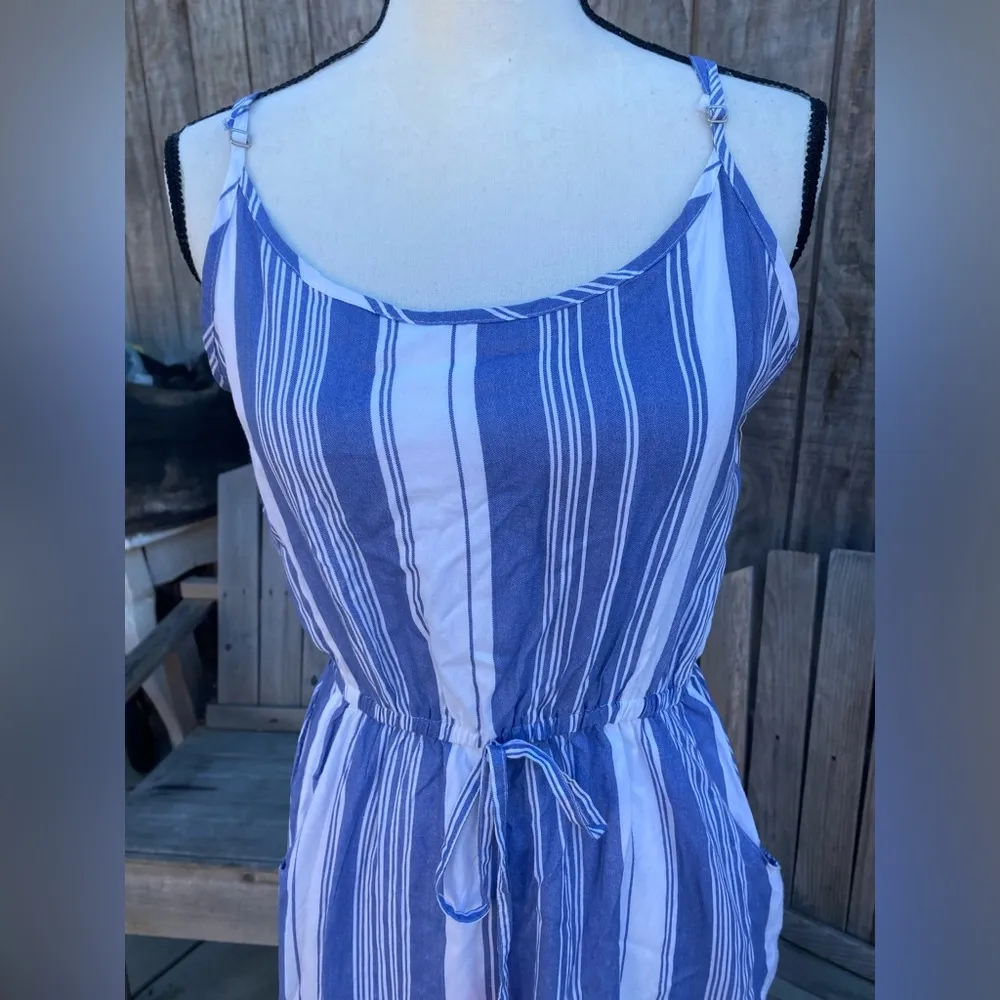 Like New GOA Beachwear by Japna Sun Dress Size Small 100% Viscose Dbl pocket tie - Image 3
