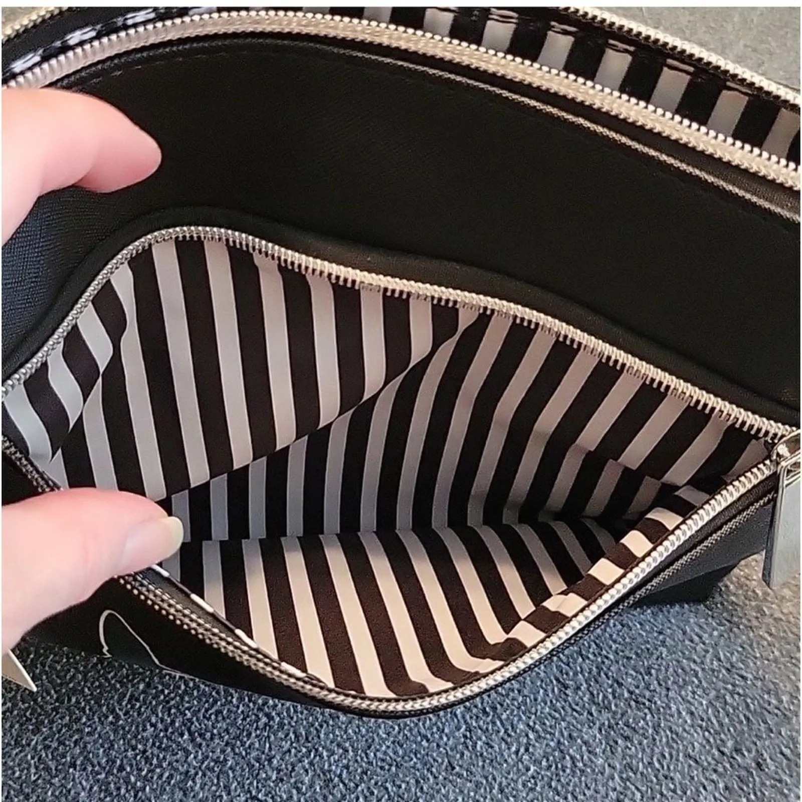 MARC TETRO black crossbody w/ Boston Terrier with adjustable strap New w/o Tag Black - Image 6