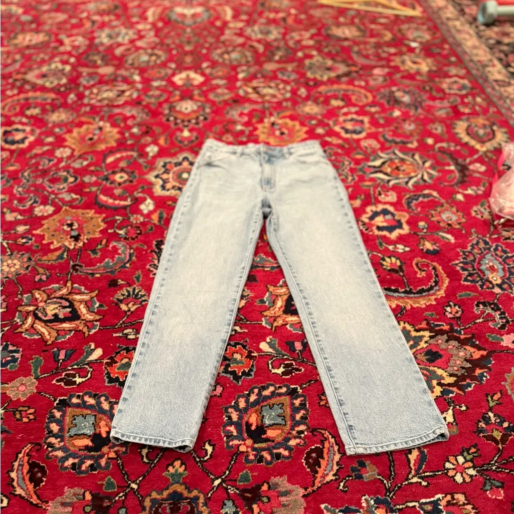 Rolla’s Original High Rise Straight Jeans G’Day Mate Wash Size 27 Blue - Image 6