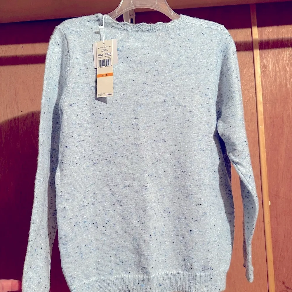 Light aqua blue Alfred dunner sparkly. NWT. Size Small - Image 2