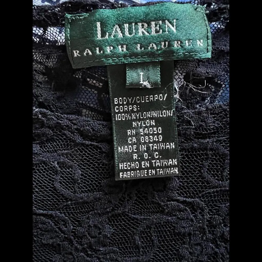 Lauren Ralph Lauren Black Lace Top - Image 8