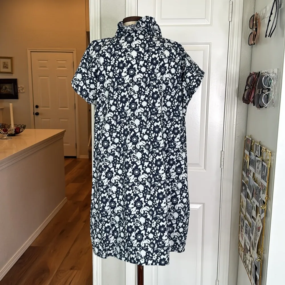 Never a Wallflower Vicki blue floral dress Size M - Image 6