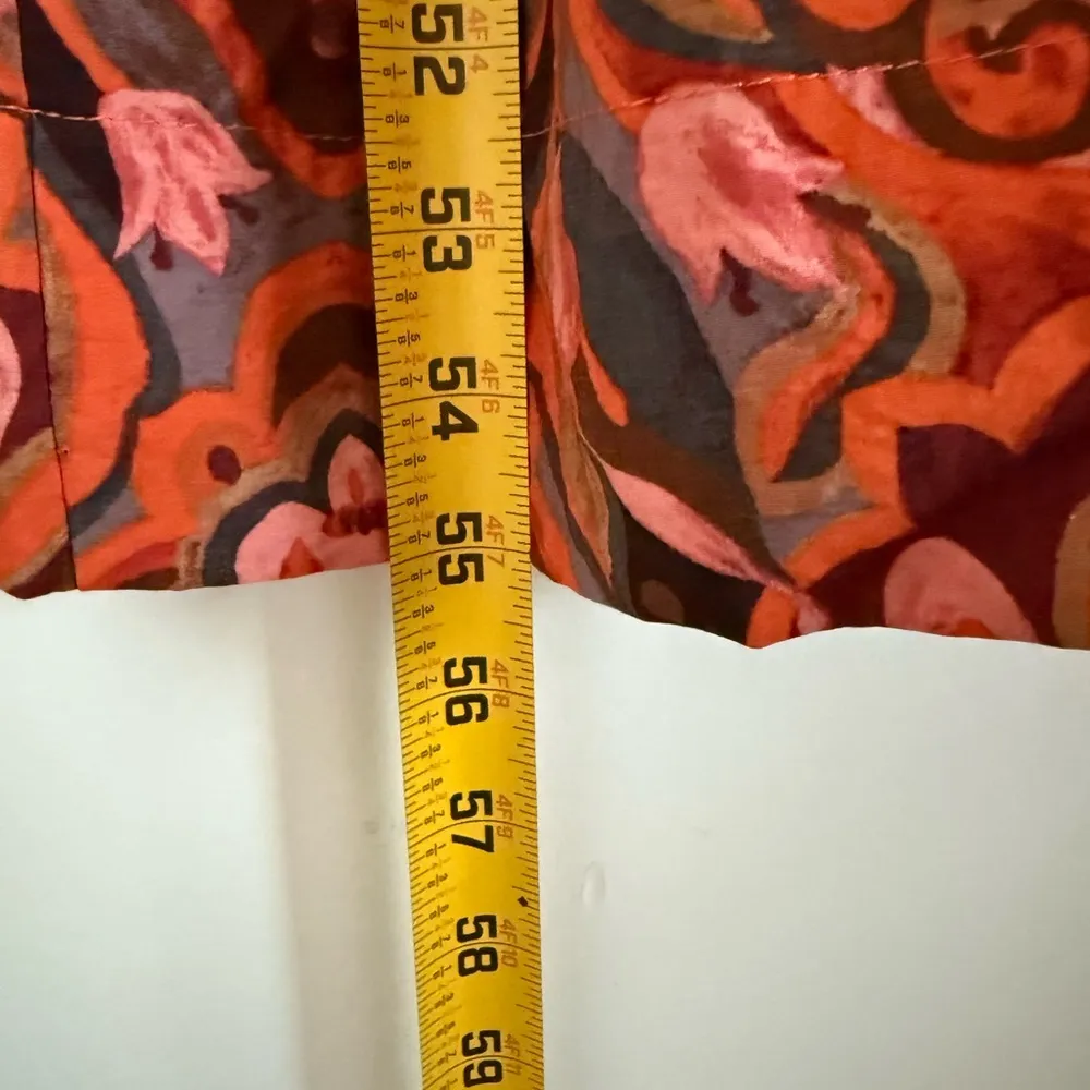 Petal and Pup Women's Maxi Forum Vibrant Orange Floral Dress size L - Image 7