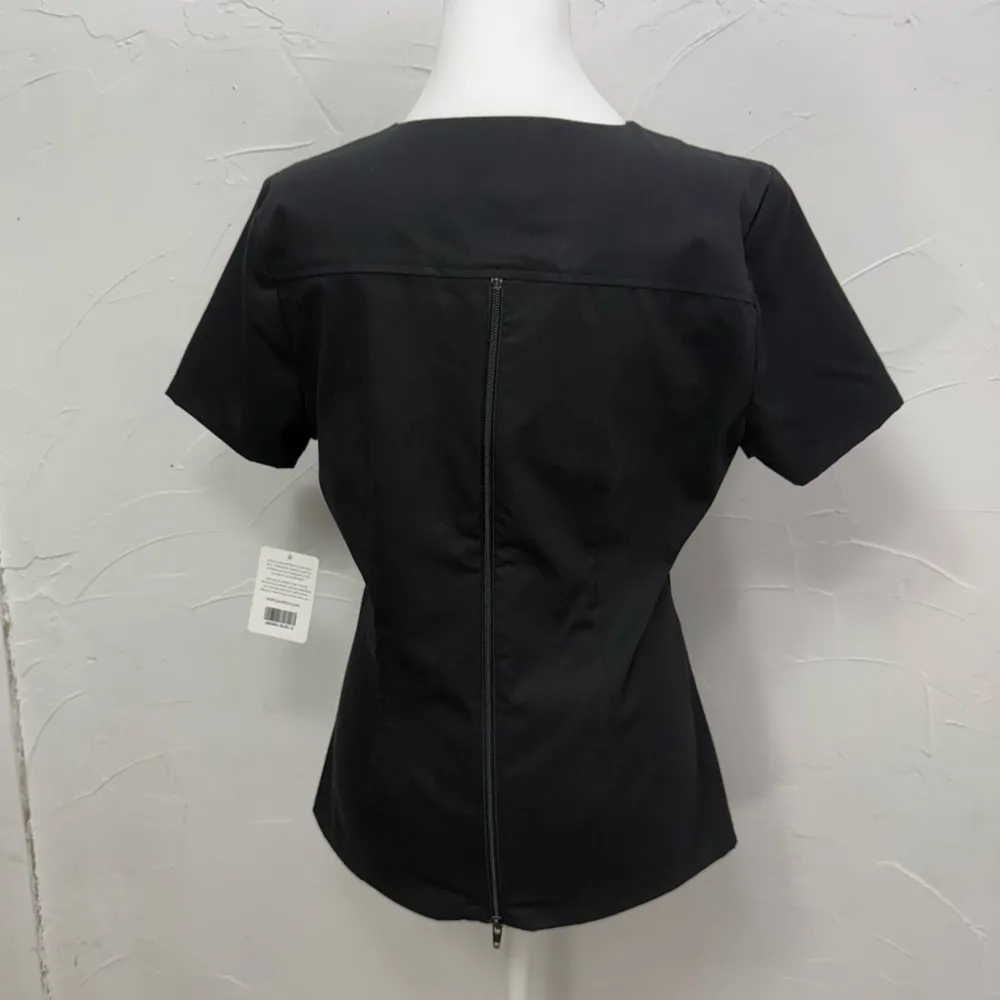 Jaanuu Zip Back Contour Scrub Top - Image 4