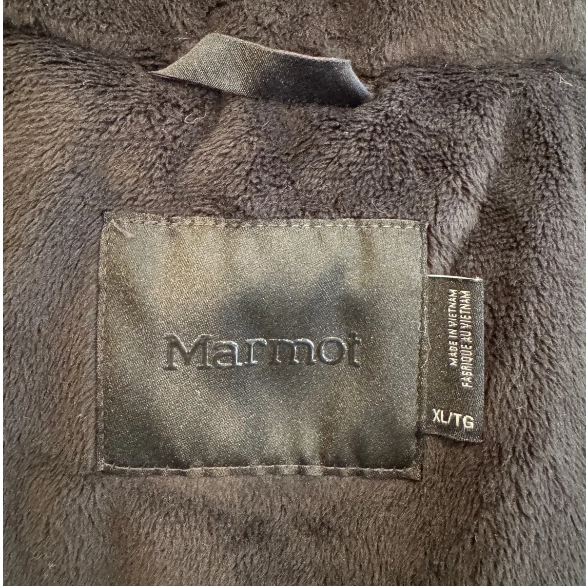 Marmot Montreaux 700 Fill Power Down Hooded Coat with Faux Fur Trim Size XL - Image 14