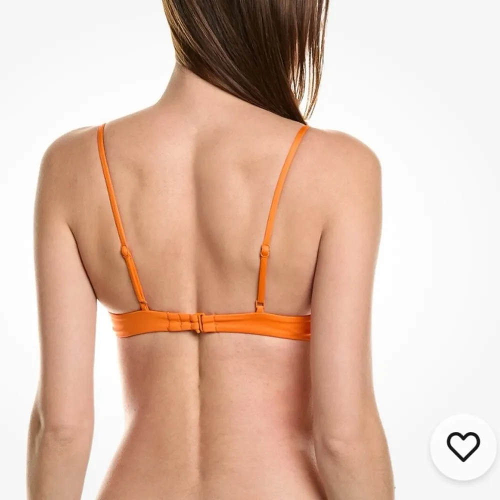ALC Women's Cleo Scoop Bikini Top Orange M $109 - Image 2