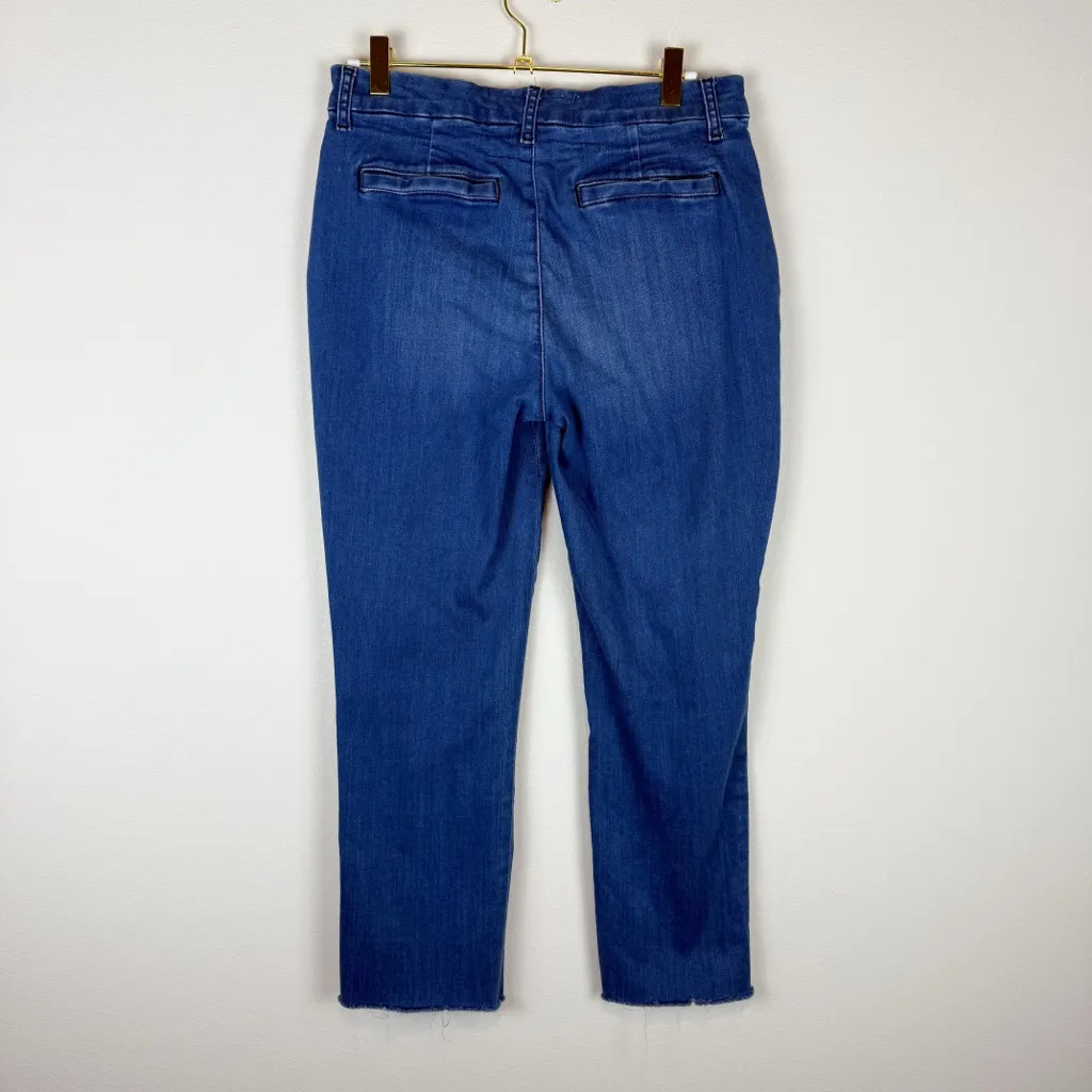 Frank & Eileen Wicklow Italian Performance Denim Jeans 1977 Blue Wash Size 6 - Image 12
