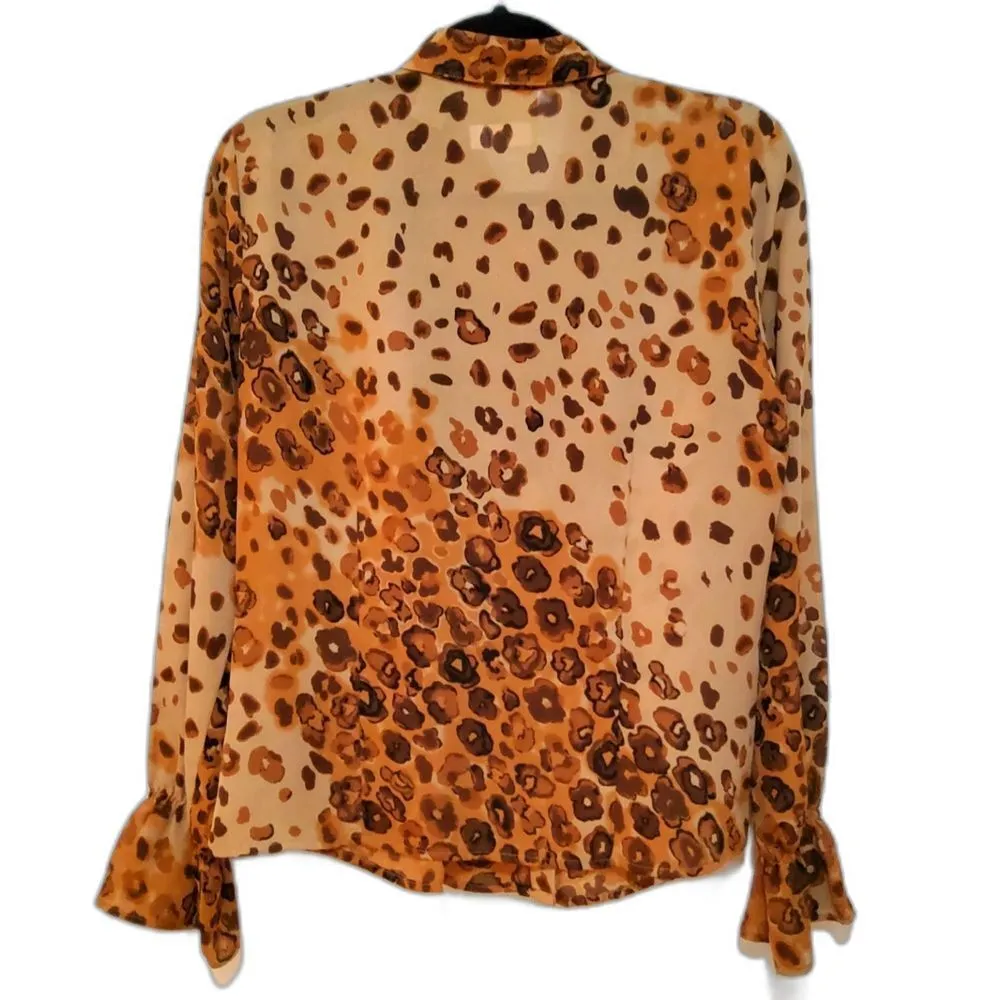 Apostrophe size 10 Animal print Blouse.         LTOP088 - Image 2