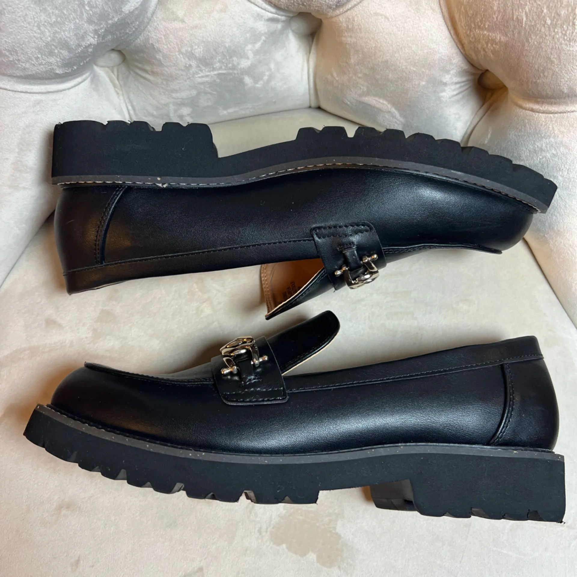 BCBGeneration  Black and Beige Flats, Loafers - Image 8