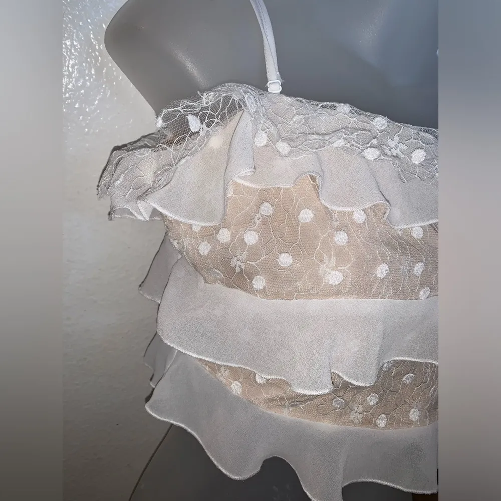 Forever 21 lace ruffle tank top - Image 3