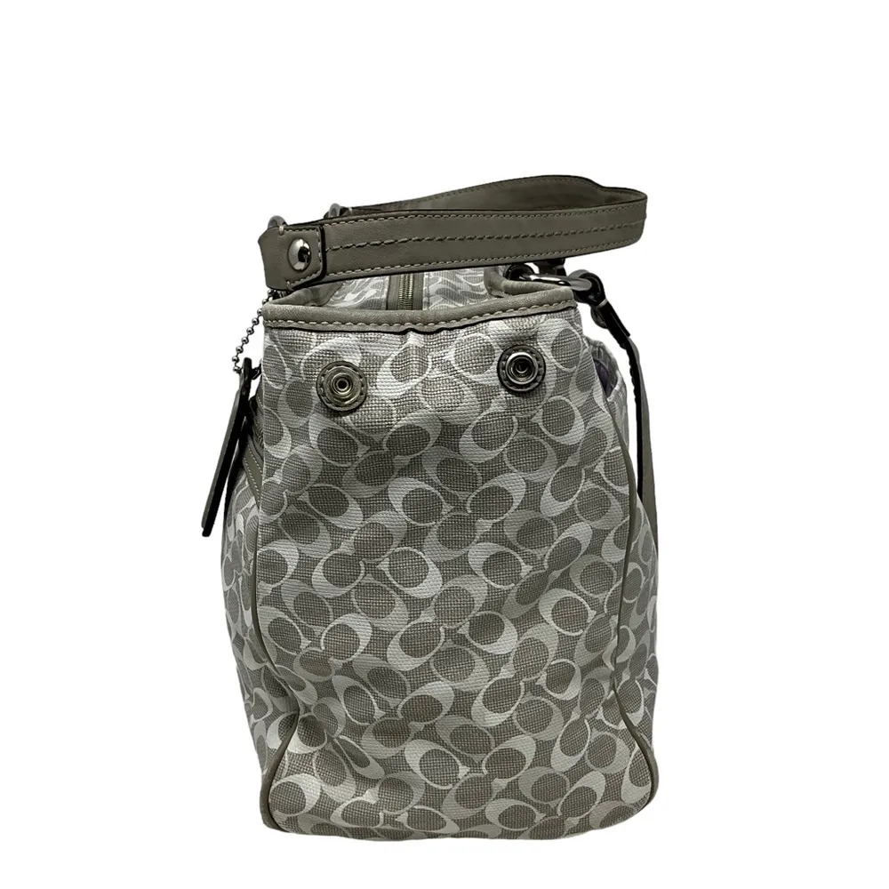 Coach Chelsea Bias Gray and White Tote Bag C1168-F17179 - Image 16