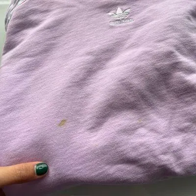 Light Purple Cropped Hoodie - Image 3