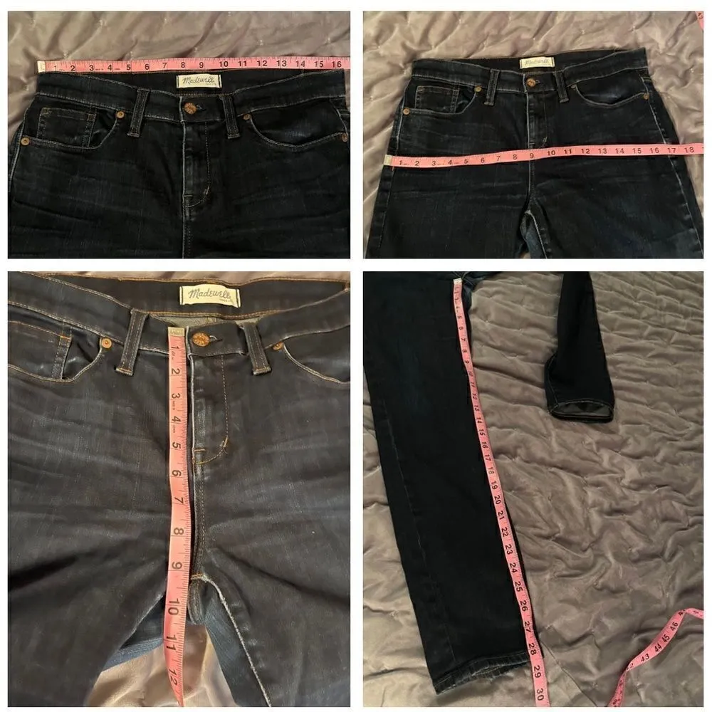 Madewell Low-rise Skinny Skinny Blue Jeans 6 - Image 9