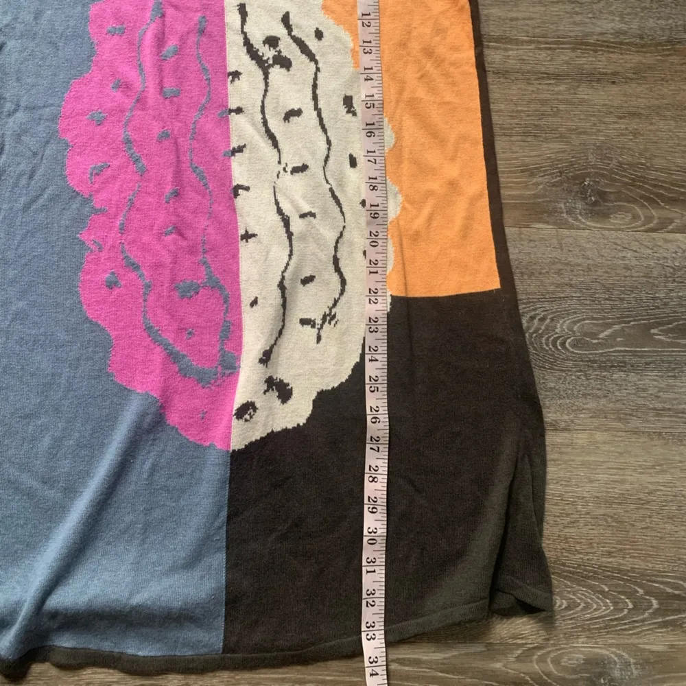 Nic+Zoe Color Block Pineapple Linen Blend Tunic M - Image 7