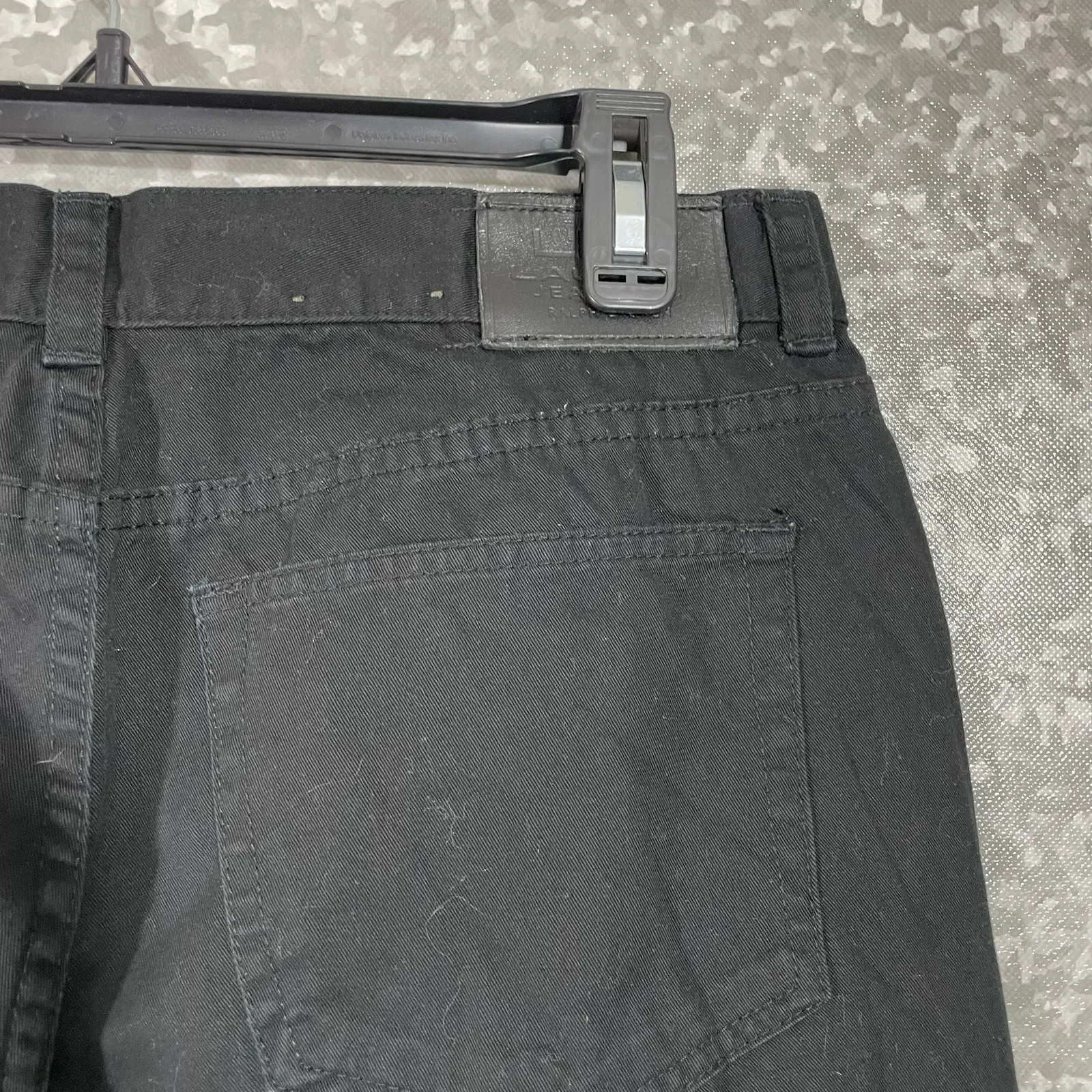 Lauren Ralph Lauren Black Lightweight Denim Carpi Jeans - Size 10 - Straight Leg - Image 4