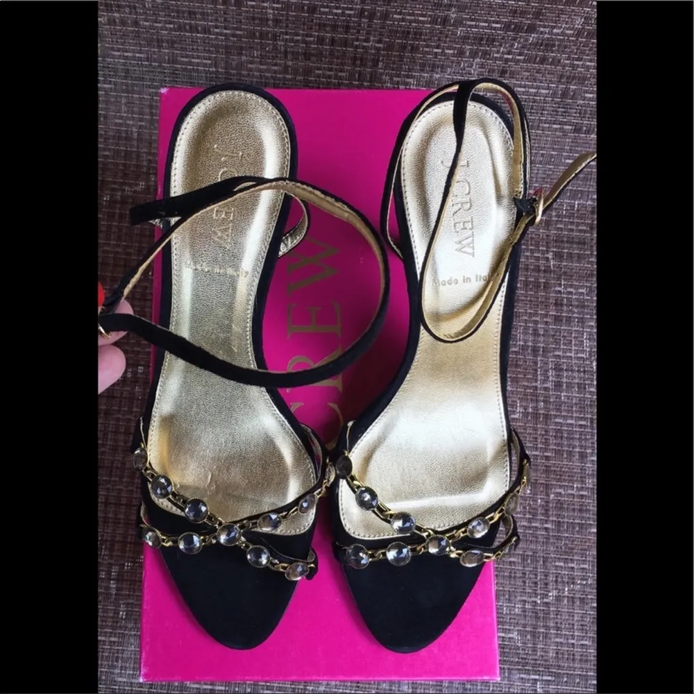 J. Crew Black Strappy Heels - Image 7