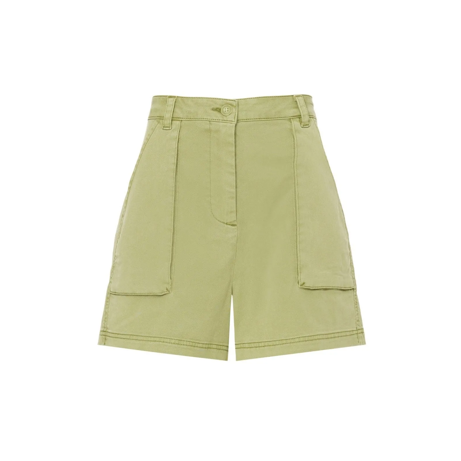 Splendid Margaret Shorts Army Green‎ Cargo Size Small - Image 4
