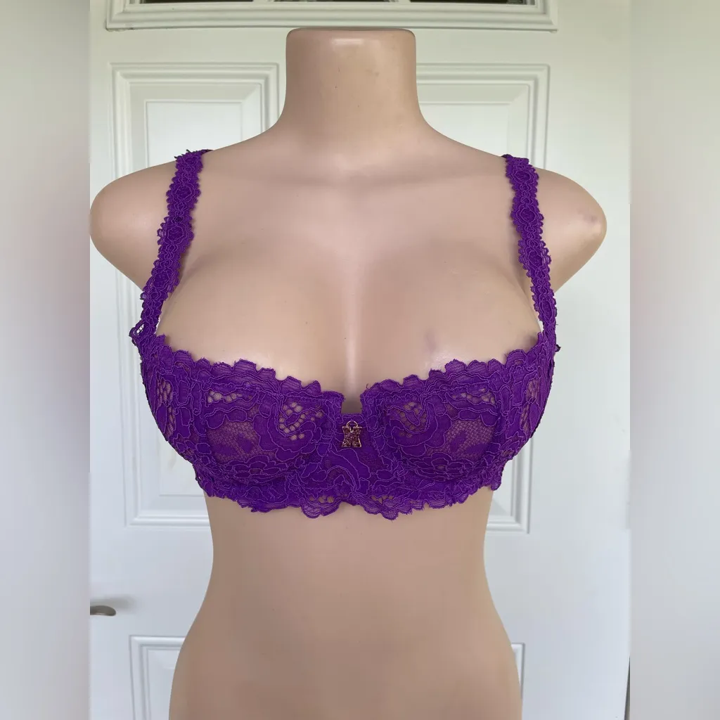Savage X Fenty Vibrant Purple Lace Lingerie Size undefined - Image 2