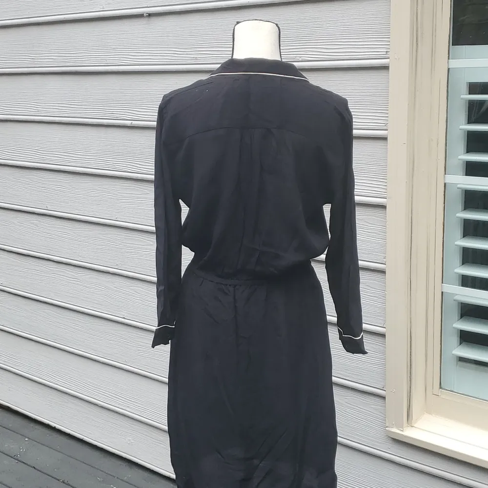 NWT Loft Shirt Dress | Loft 1/4 Button Down Tie Waist 3/4 Sleeve Shirt Dress - Image 13