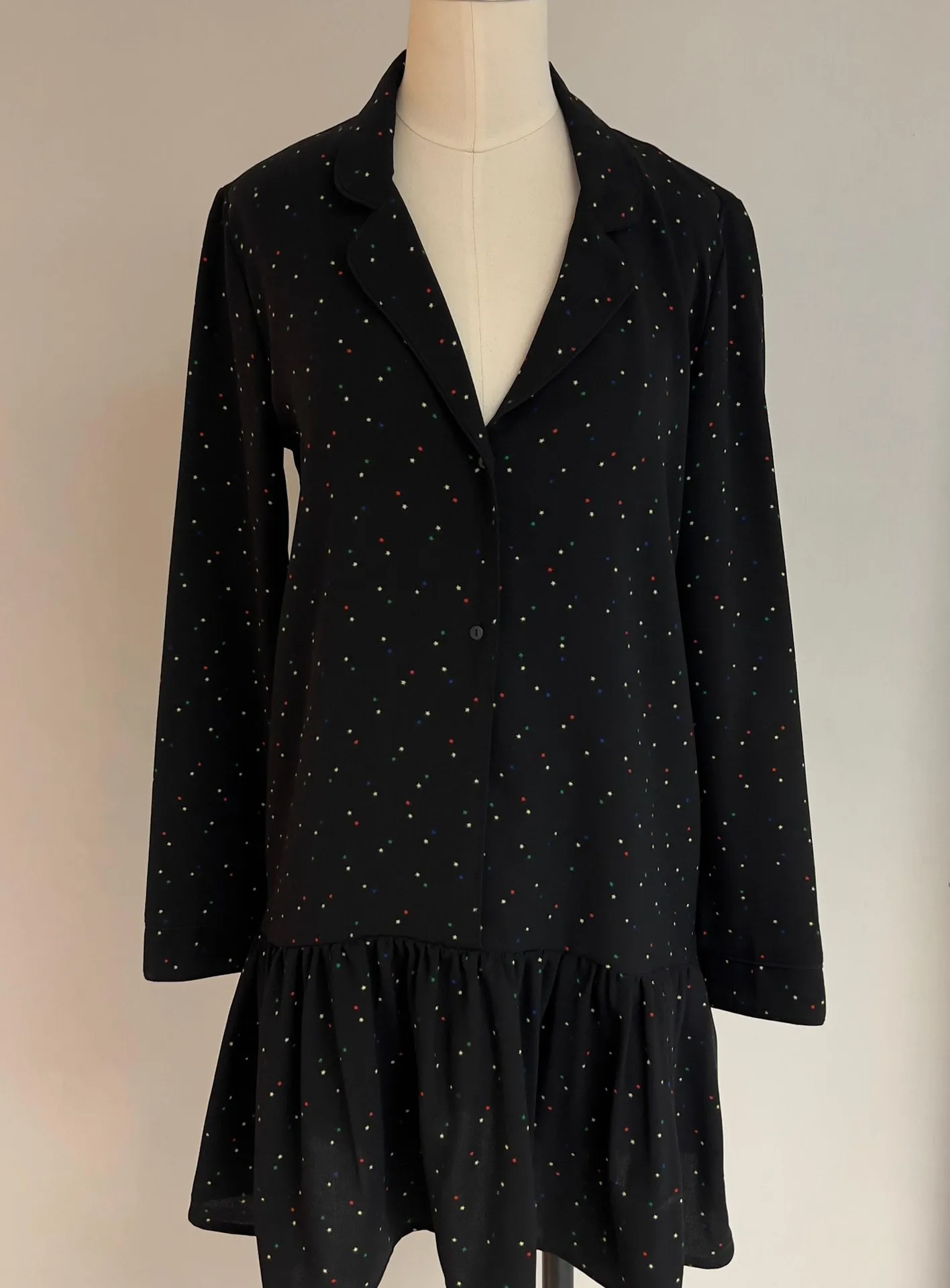 ZARA Drop Waist Shirt Mini Dress NWT - Image 6