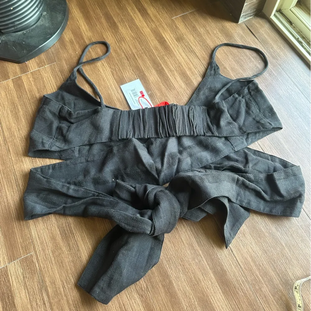 NWT SOLID & STRIPED the delaney top linen stripe blackout size XL - Image 6