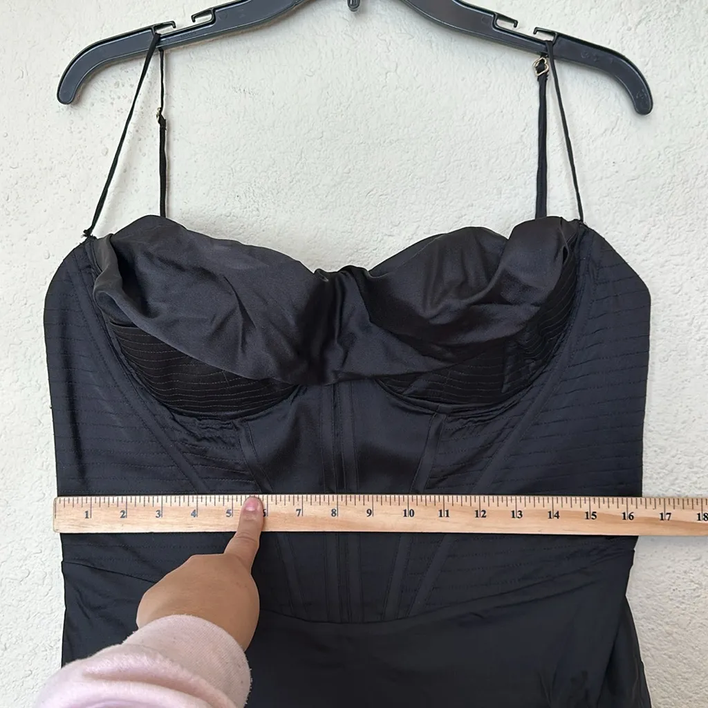 HOUSE OF CB 'Charmaine' Black Corset Maxi Dress‎ NWOT gown size XL - Image 9