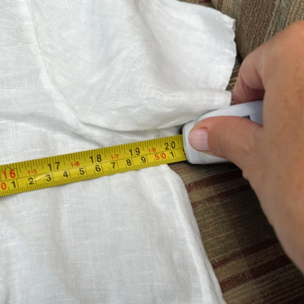 Adorable 100% linen top from Italy Size L - Image 4