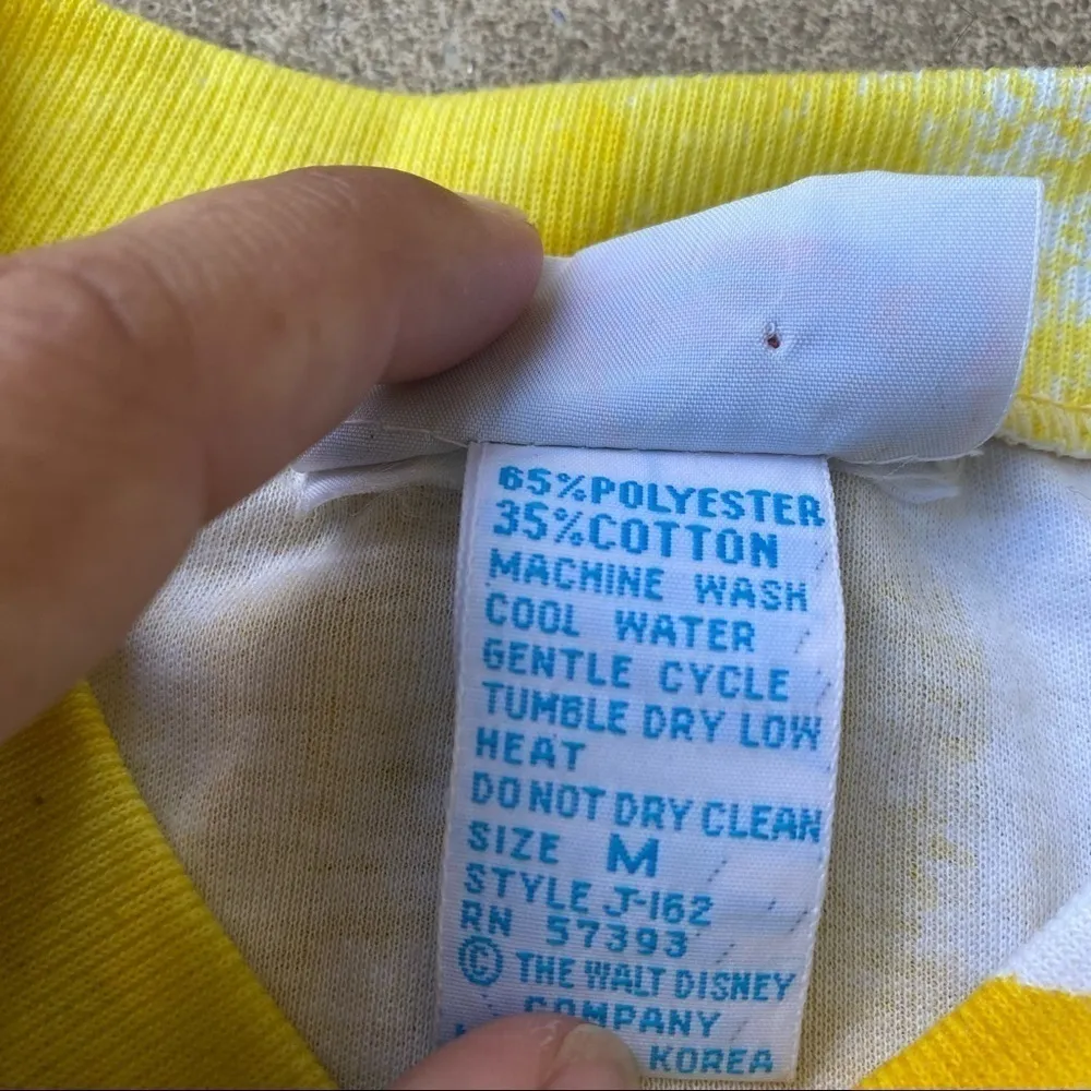 Vintage Sunday Comics Tie Dye Disney Mickey Mouse Tee - Image 6