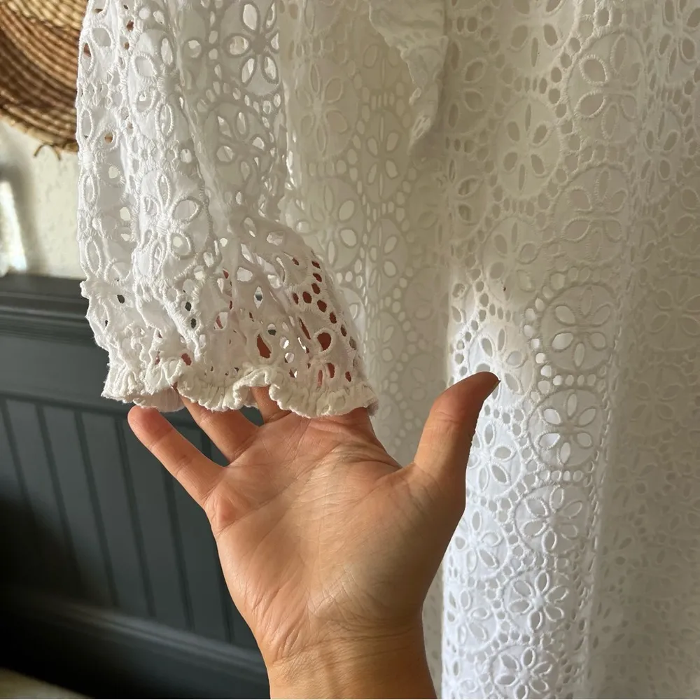 LILLY PULITZER Primm (sand dollar) Eyelet Dress in Resort white large - Image 12