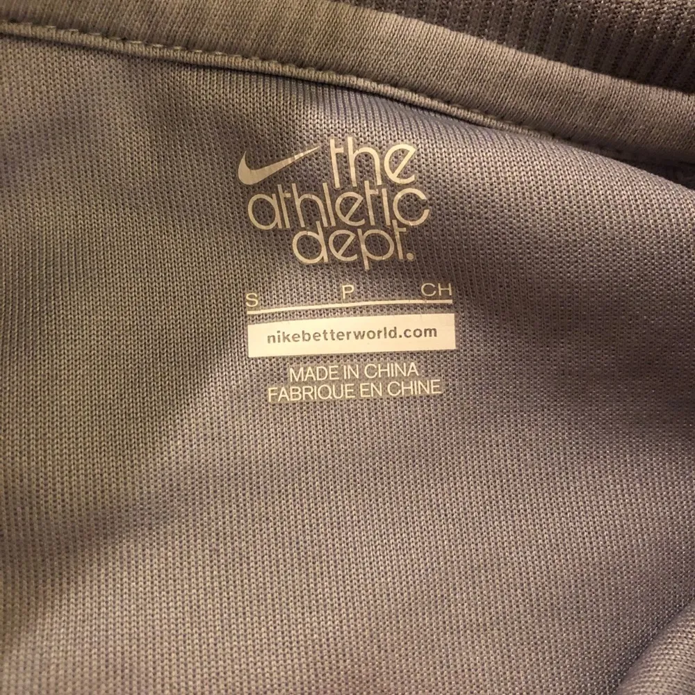 Nike the Athletic Dept. grey track jacket sz small - Image 4