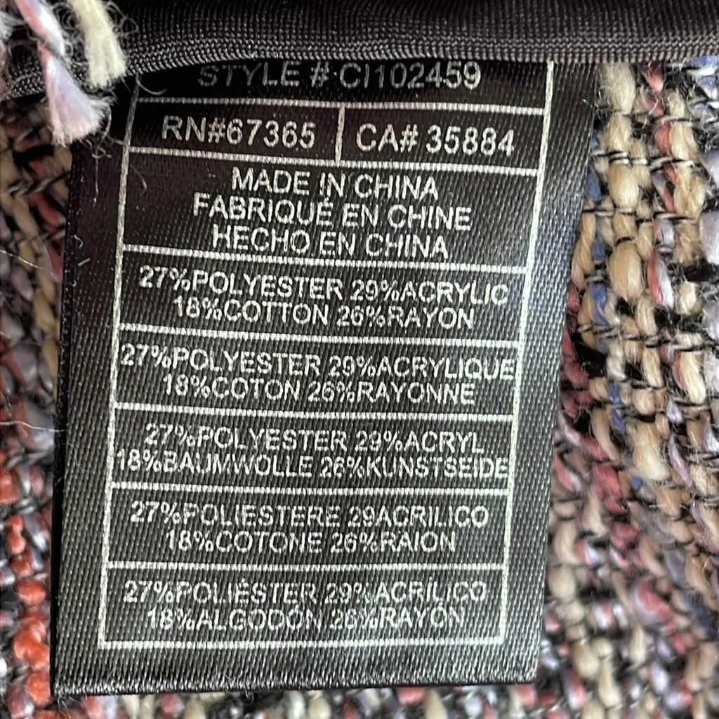 Cupcakes & Cashmere Canter Tweed Moto Jacket Pink - Image 7