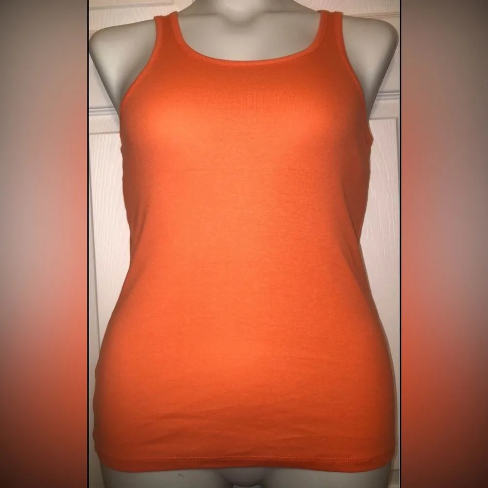 Bobbie Brooks Sz S Coral Basic Tank Top NEW NWT - Image 2