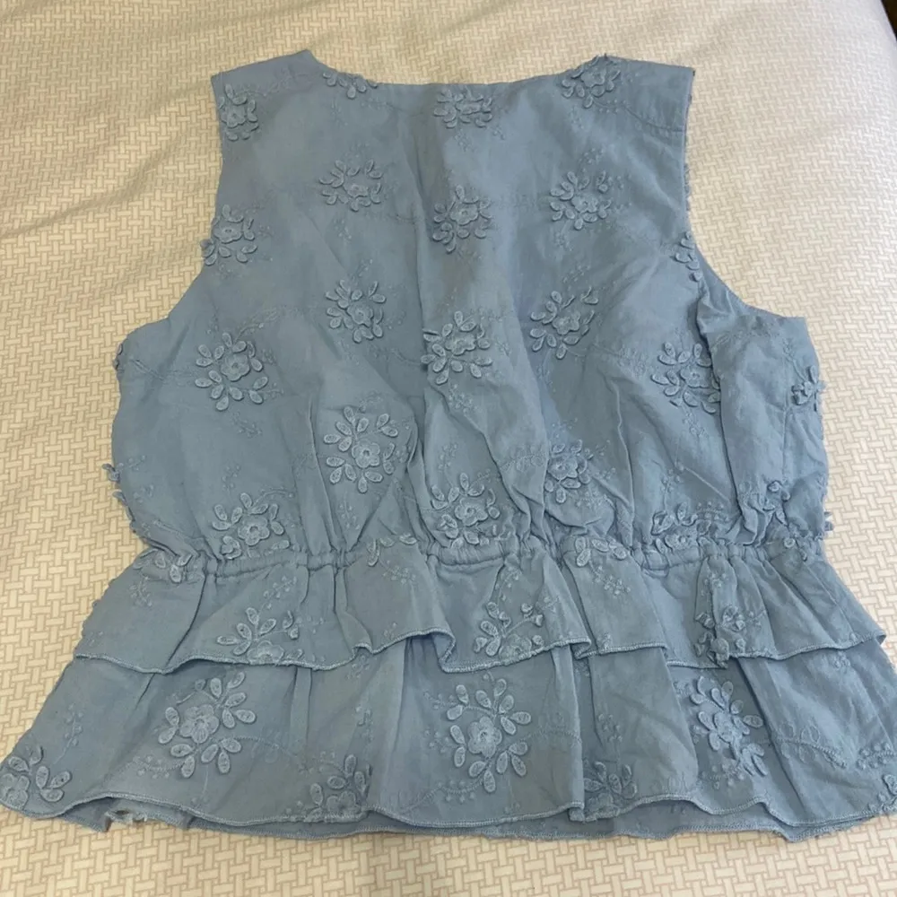 Tularosa RACHEL TOP IN LIGHT BLUE XS Sold Out - Image 4