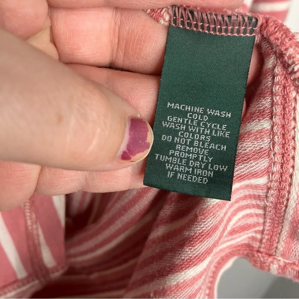 LRL Lauren Jeans Co. Ralph Lauren long sleeve striped shirt size XL - Image 6