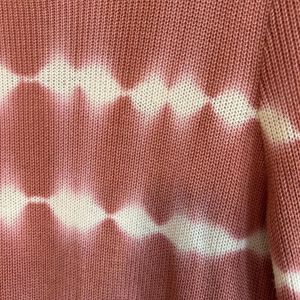Knox Rose Pink Tie Dye Sweater - Image 3