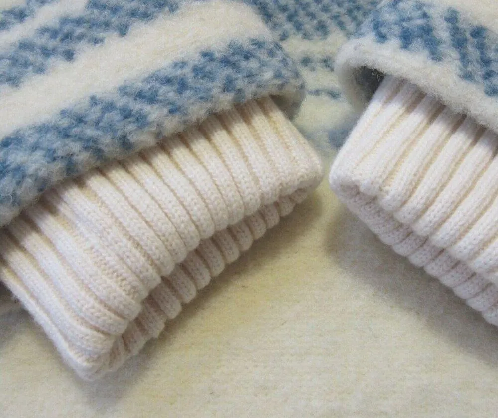 NWT Faherty Denver Blanket Coat in Rise Stripe Wool Blend Cocoon Jacket L $398 Size L - Image 4