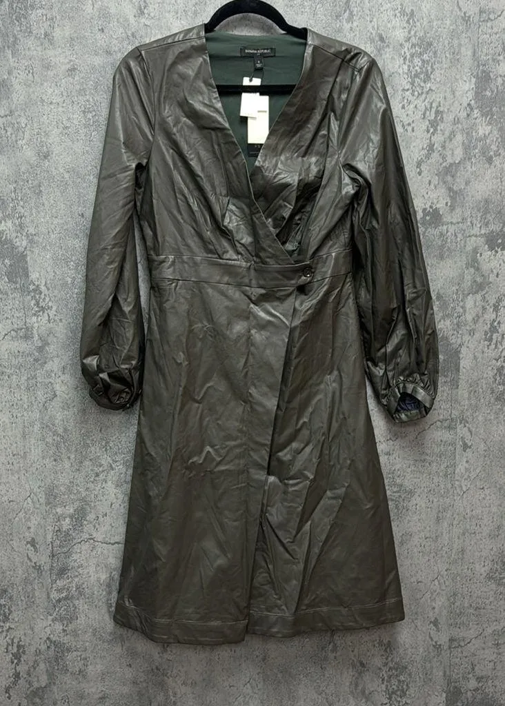 Banana Republic Pleather Wrap Dress - Image 2