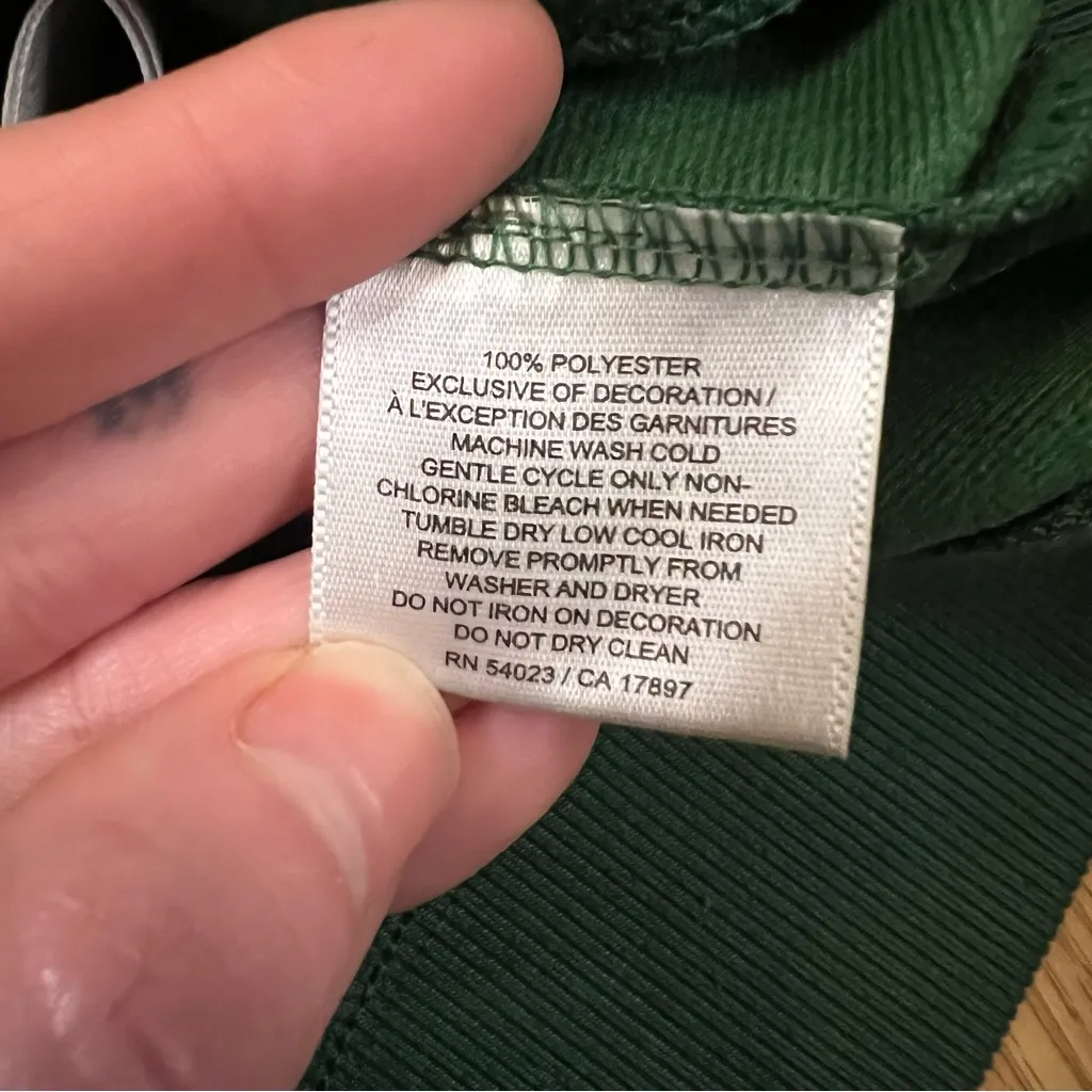 Old Navy‎ Active Y2K Full Zip Green Track Jacket Women’s Large Soccer Style - Image 12