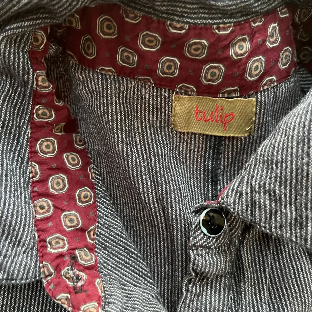 Textured Denim shirt dress Size M - Image 2