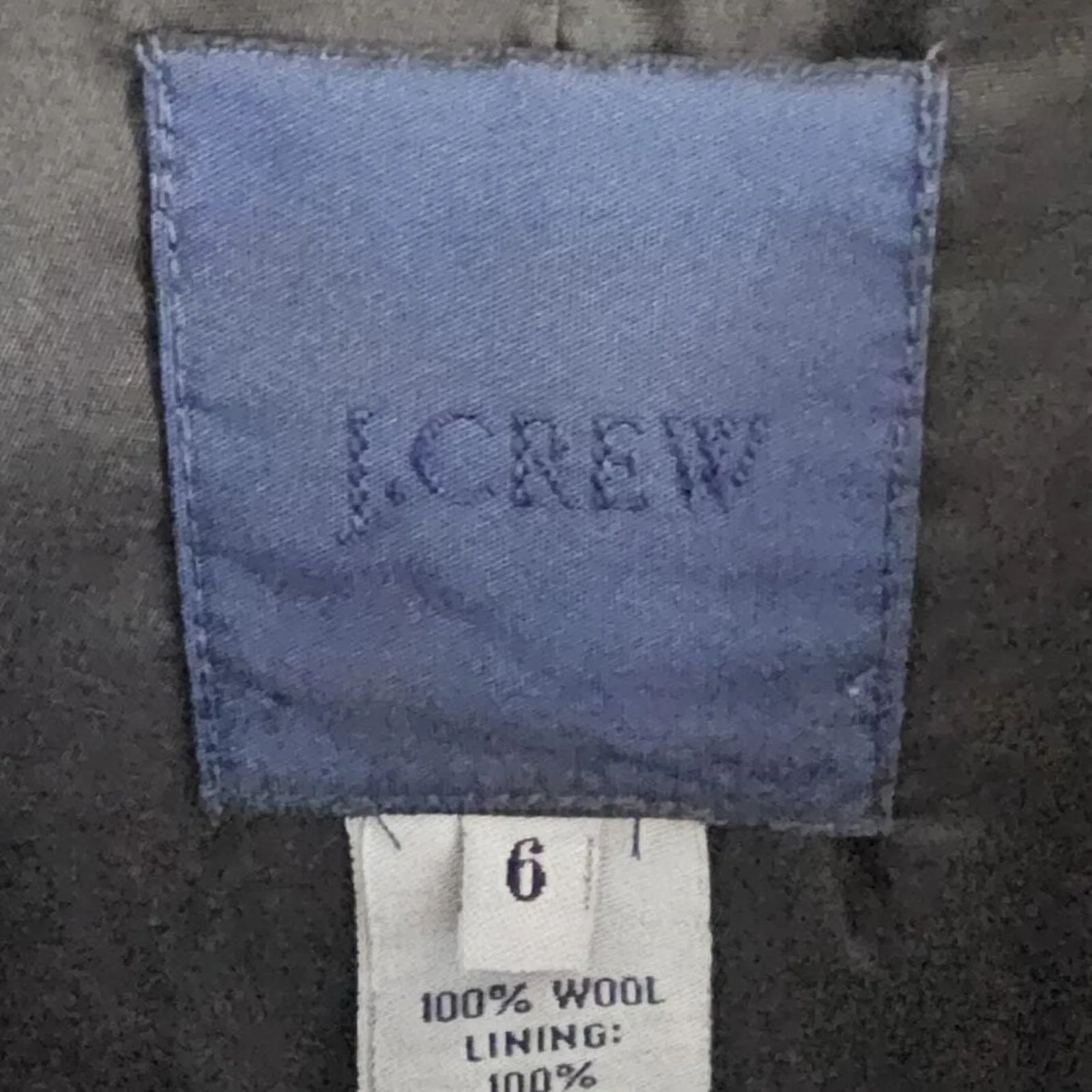 J. Crew 100% Wool Blazer Jacket Womens Sz 6 Career Office Business Academia Prep - Image 3