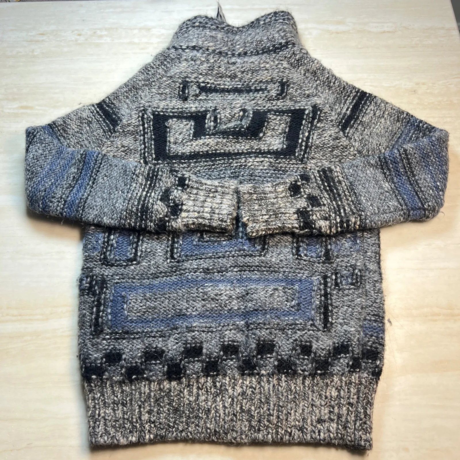 Wilfred Free Italian Yarn Wool Blend Knit Full Zip Cardigan Sweater Small - Image 10