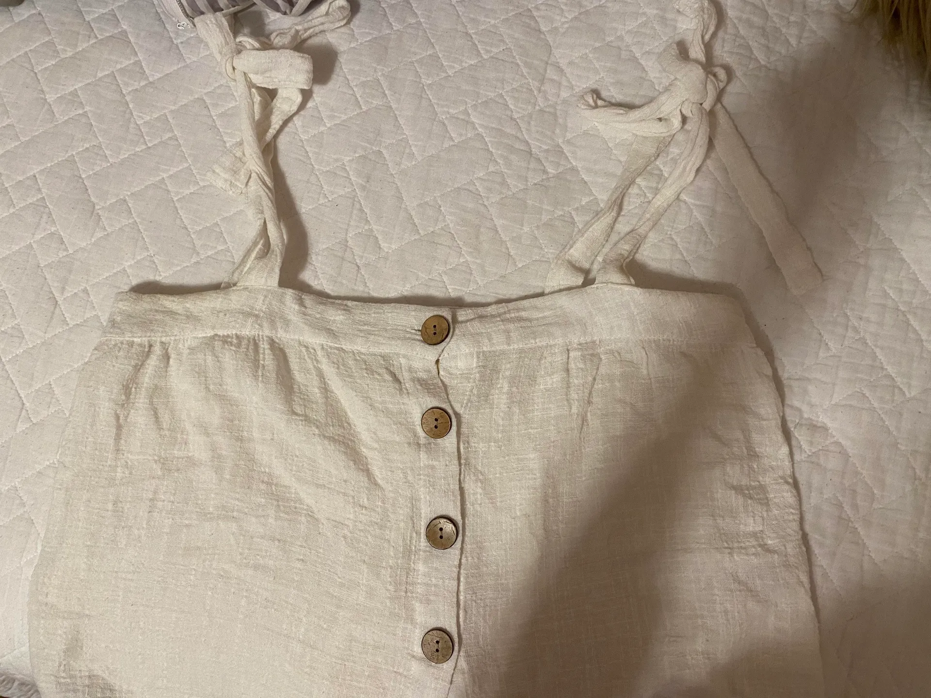 White Button Tank  - Image 3