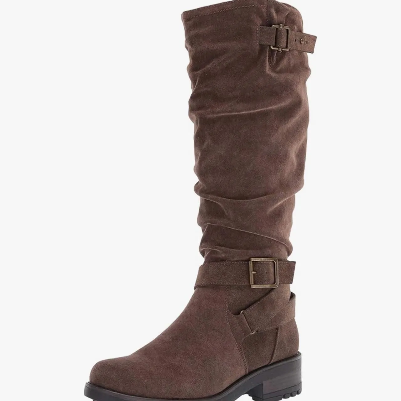 Brown suede like Slouchy y2k style Knee High Boots – Y2K Indie Cowgirl rave 6.5 - Image 7