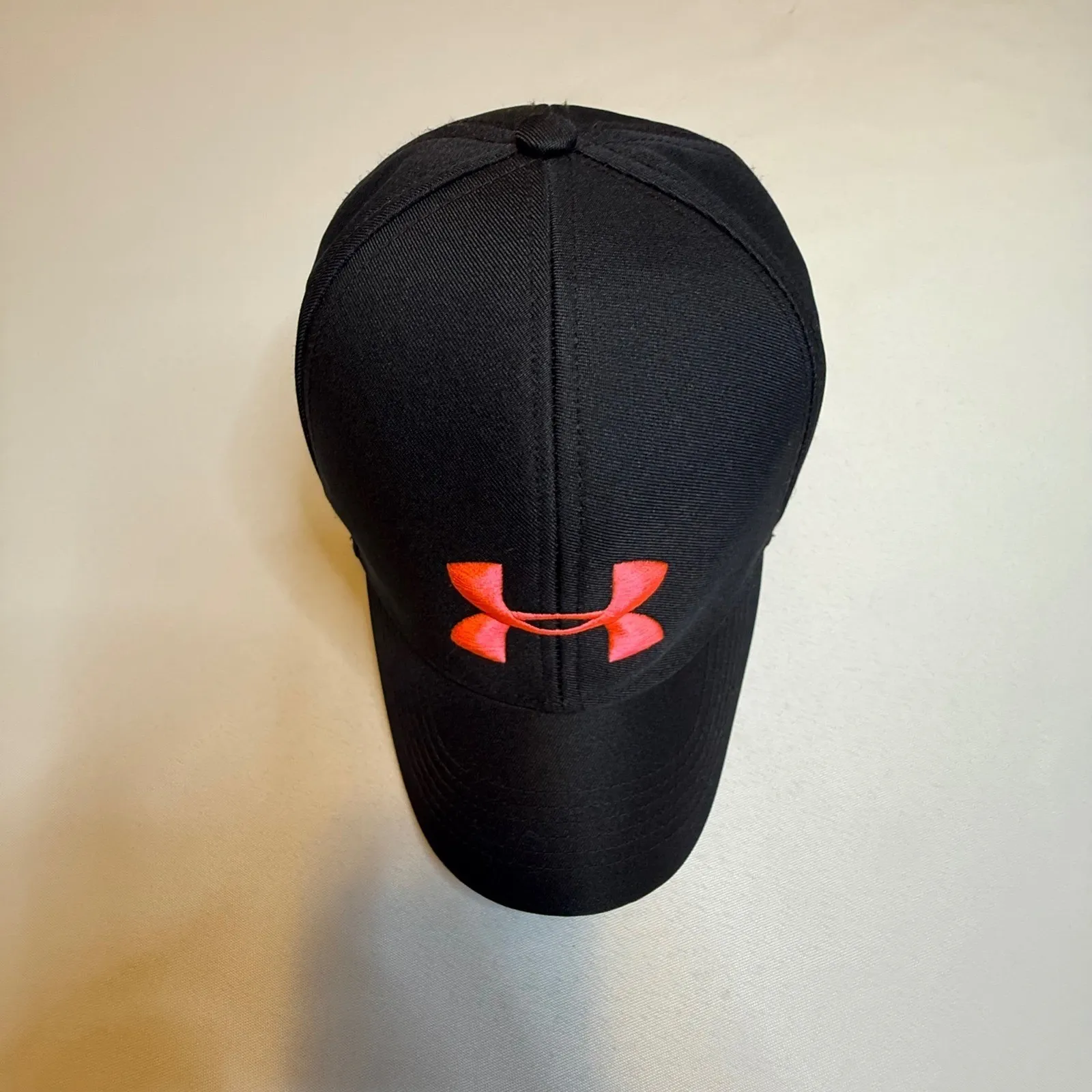 Under Armour Black Orange Athletic Shorts & Baseball Cap Set Women XS HeatGear # - Image 6