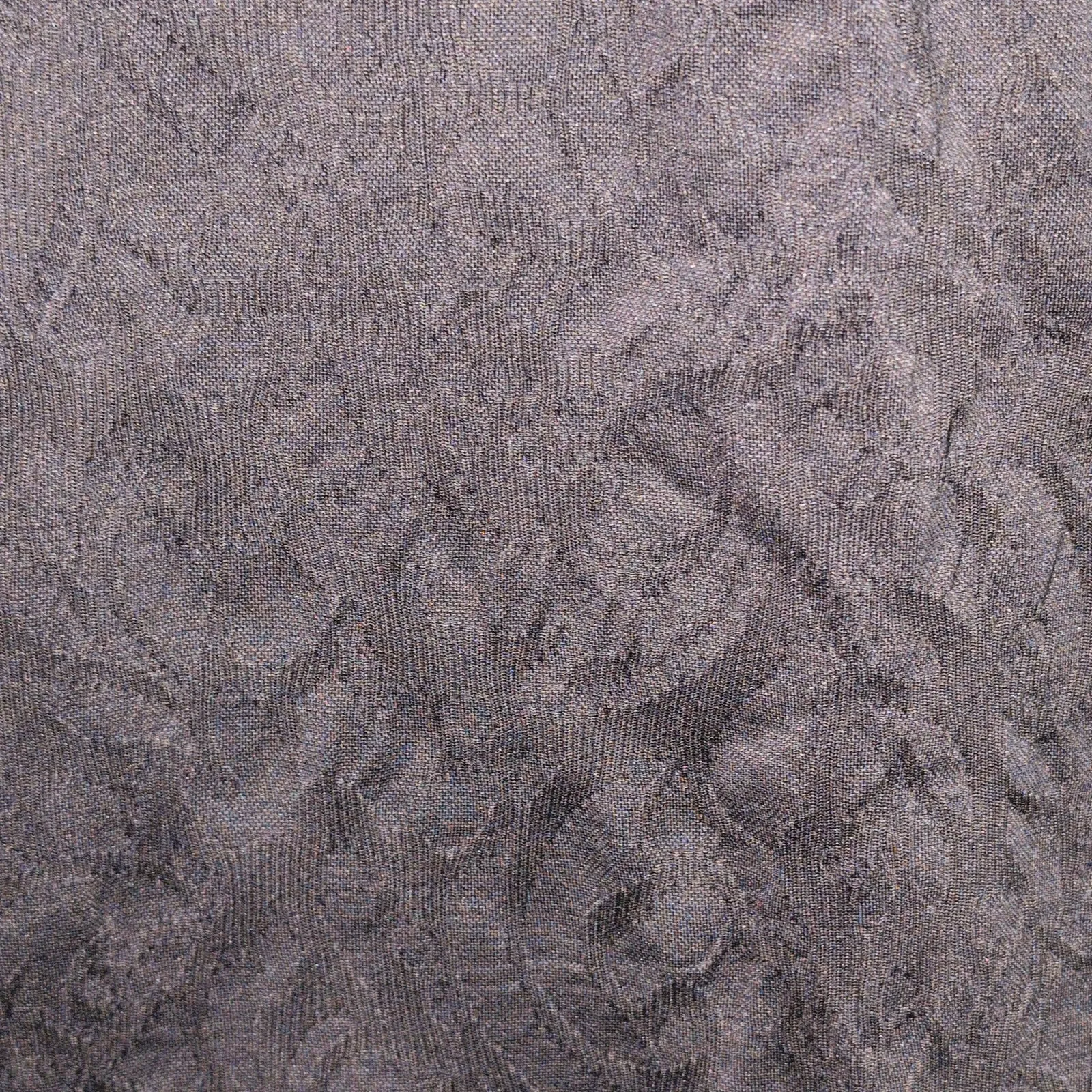 Lululemon Black Floral Embossed Quarter Zip Pullover Top Size 4 Athleisure Layer - Image 2