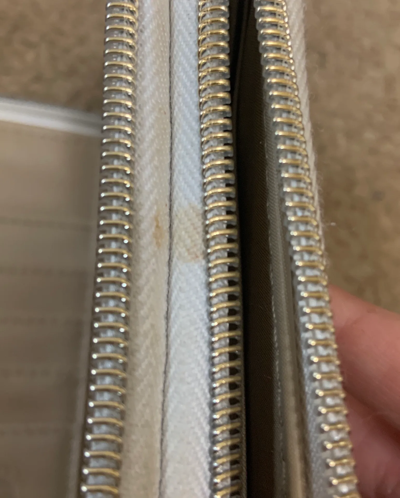 Tan/white Wristlet Wallet Tan - Image 4