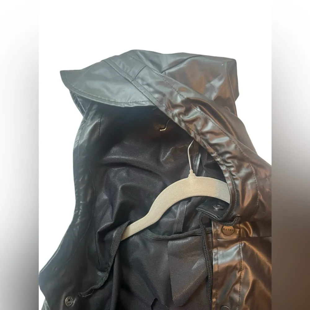 RAINS The Jacket Windbreaker Black - Image 6