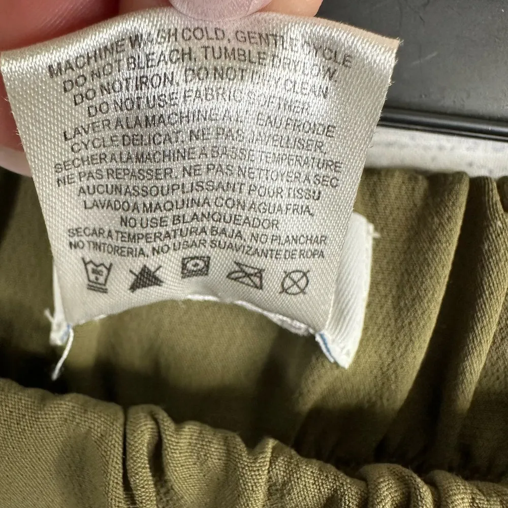 Pearl Izumi Womens size Small Accelerator Soft Shell Running Pants 4349 Green - Image 8