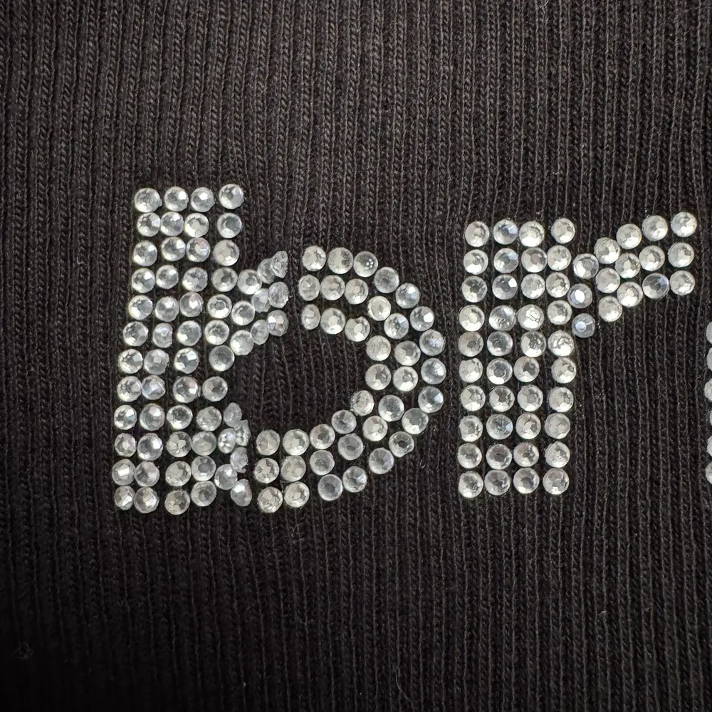 Bridesmaid Womens 3D Black Tank Top Shirt Size Large Wedding Party Bridal Shower - Image 4