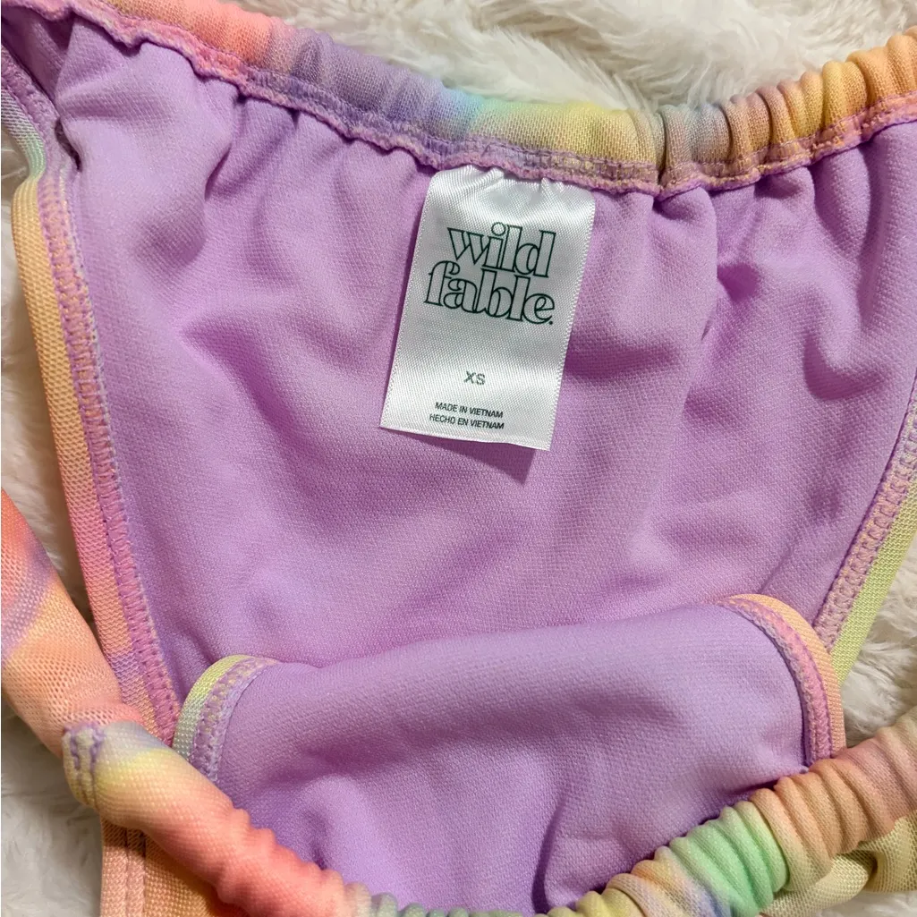 Wild Fable Pastel Tie Dye Bikini bottom - Image 6